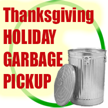 icon for holiday garbage pickup